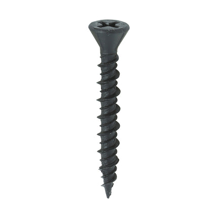 Drywall Dense Board Screws - PH - Reduced Countersunk - High-Low Thread - Black