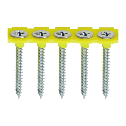 Timco Collated Drywall Screws Steel, Zinc, Lime