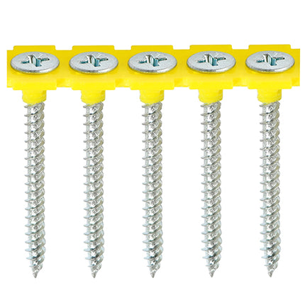 Timco Collated Drywall Screws Steel, Zinc, Lime