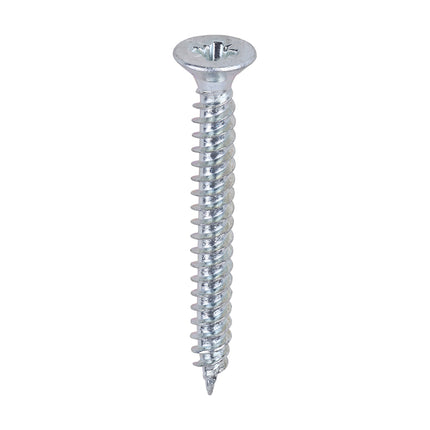 Timco Twin-Threaded Woodscrews Steel, Zinc, Lime