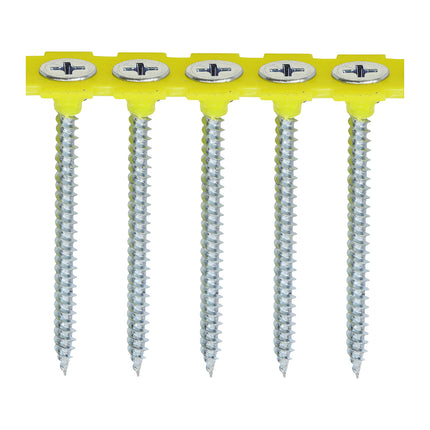 Timco Collated Drywall Screws Steel, Zinc, Lime