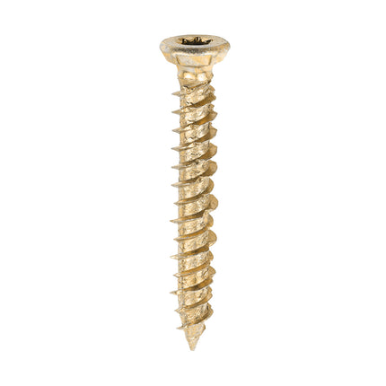 Timco Concrete Screws Zinc, Yellow