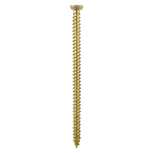 Timco Concrete Screws Zinc, Yellow