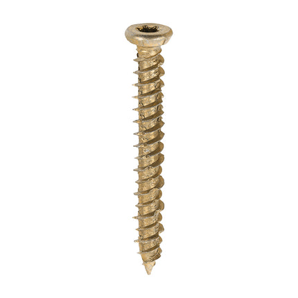 Timco Concrete Screws Zinc, Yellow