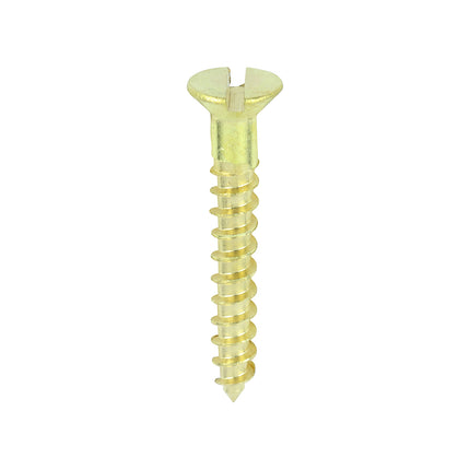 Timco Solid Brass Timber Screws Lime