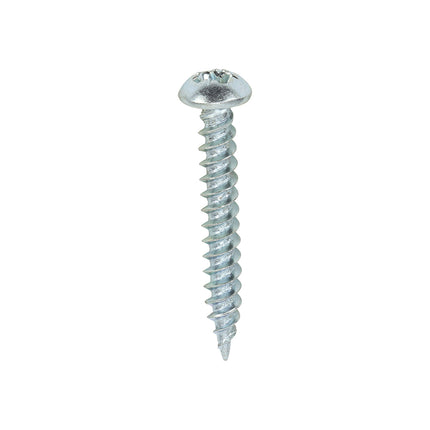 TIMCO Twin-Threaded Woodscrews PZ Round Head Zinc