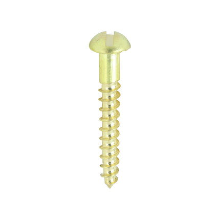 Timco Solid Brass Timber Screws Lime
