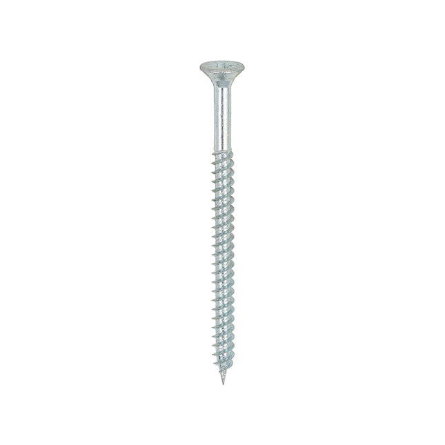 Timco Twin-Threaded Woodscrews Steel, Zinc, Lime