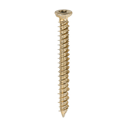 Timco Concrete Screws Zinc, Yellow