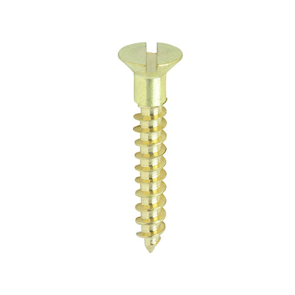 Timco Solid Brass Timber Screws Lime