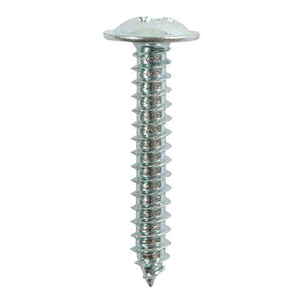 Timco Self-Tapping Screws Steel, Zinc, Clear