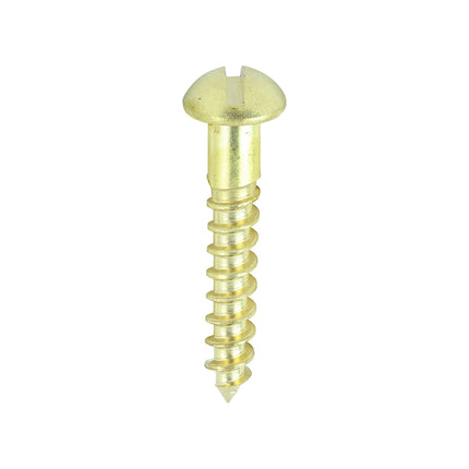 Timco Solid Brass Timber Screws Lime