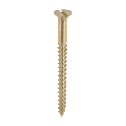 Timco Solid Brass Timber Screws Lime