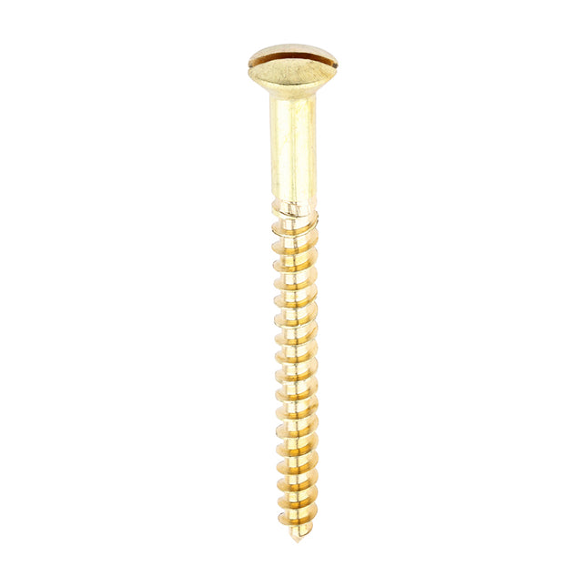 Timco Solid Brass Timber Screws Lime