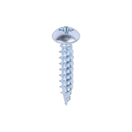 TIMCO Twin-Threaded Woodscrews PZ Round Head Zinc