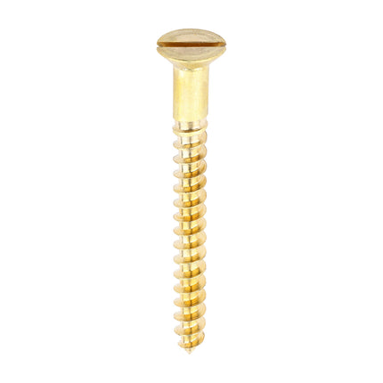 Timco Solid Brass Timber Screws Lime