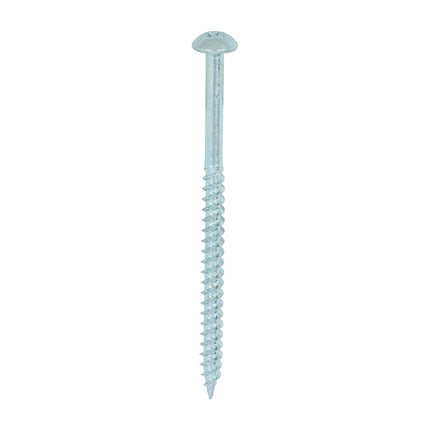 TIMCO Twin-Threaded Woodscrews PZ Round Head Zinc