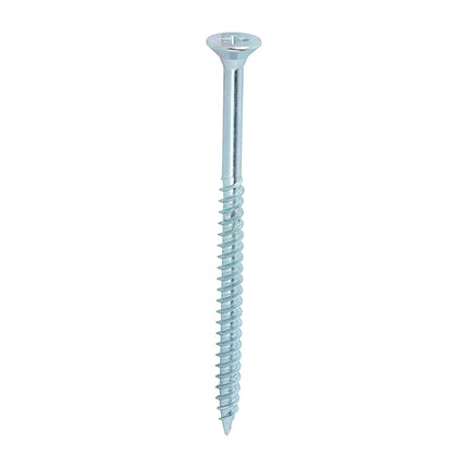 Timco Twin-Threaded Woodscrews Steel, Zinc, Lime