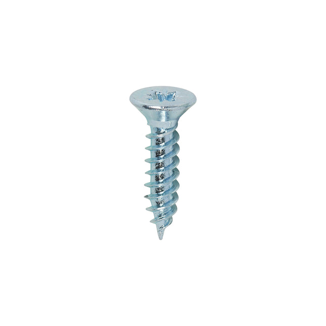 Timco Twin-Threaded Woodscrews Steel, Zinc, Lime