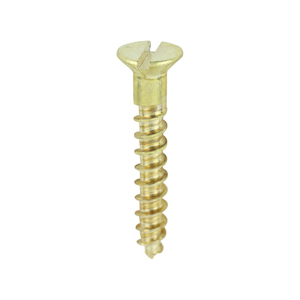 Timco Solid Brass Timber Screws Lime