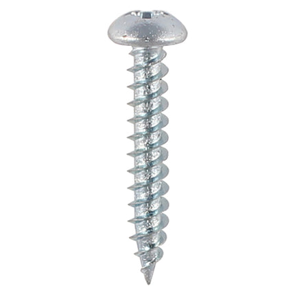 TIMCO Twin-Threaded Woodscrews PZ Round Head Zinc