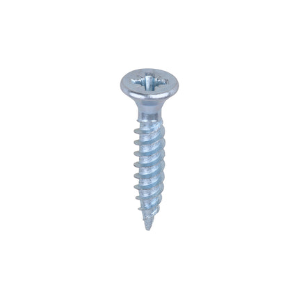 Timco Twin-Threaded Woodscrews Steel, Zinc, Lime