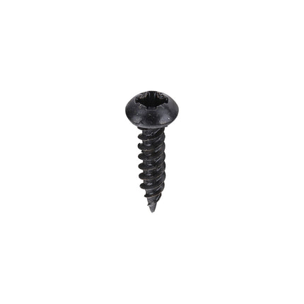 Blackjax Woodscrews - PZ - Round - Black Organic