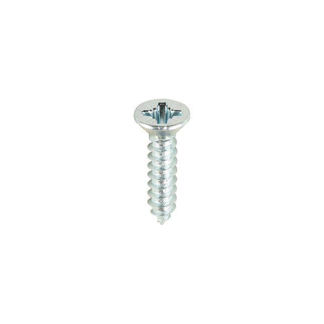 Metal Tapping Screws - PZ - Countersunk - Self-Tapping - Zinc