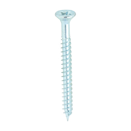 Timco Twin-Threaded Woodscrews Steel, Zinc, Lime