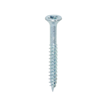 Timco Twin-Threaded Woodscrews Steel, Zinc, Lime