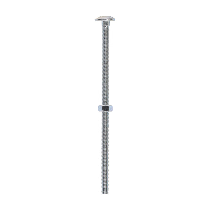 Timco Carriage Bolts & Hex Nuts, Zinc Steel