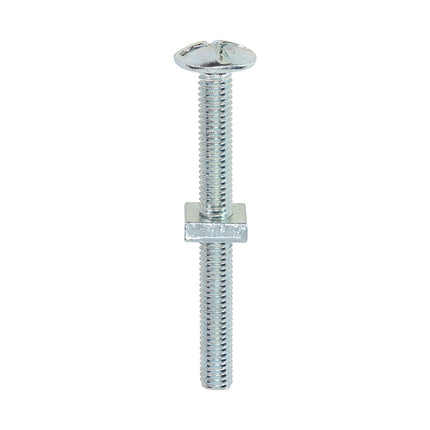 Timco Roofing Bolts With Square Nuts, Zinc Steel