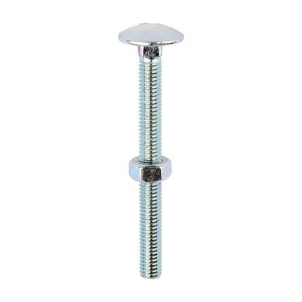 Timco Carriage Bolts & Hex Nuts, Zinc Steel