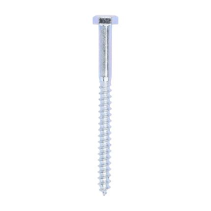 Timco Coach Screws, Hex, Zinc Steel, Lime