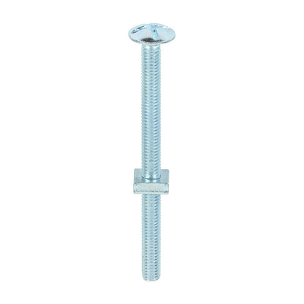 Timco Roofing Bolts With Square Nuts, Zinc Steel