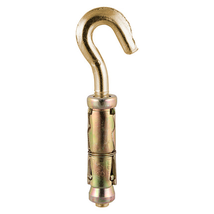 Forged Hooks with Shield Anchors - Yellow