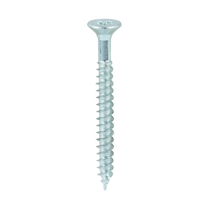 Timco Twin-Threaded Woodscrews Steel, Zinc, Lime