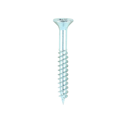 Timco Twin-Threaded Woodscrews Steel, Zinc, Lime