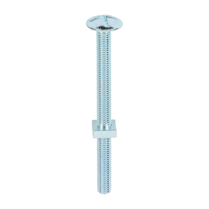 Timco Roofing Bolts With Square Nuts, Zinc Steel