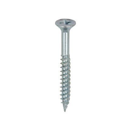 Timco Twin-Threaded Woodscrews Steel, Zinc, Lime