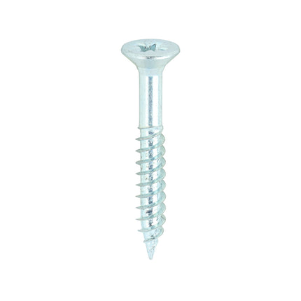 Timco Twin-Threaded Woodscrews Steel, Zinc, Lime