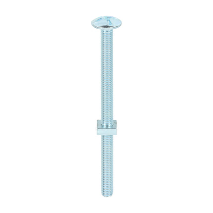 Timco Roofing Bolts With Square Nuts, Zinc Steel