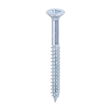 Timco Twin-Threaded Woodscrews Steel, Zinc, Lime