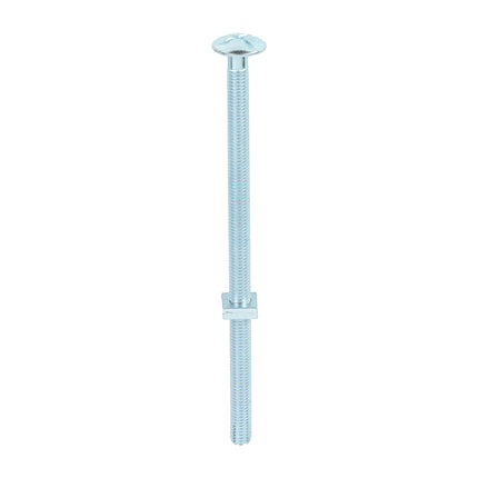 Timco Roofing Bolts With Square Nuts, Zinc Steel