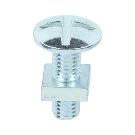 Timco Roofing Bolts With Square Nuts, Zinc Steel