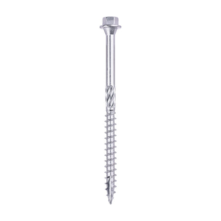Timco Timber Screws, Hex, Stainless Steel Ash