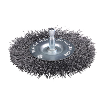 Timco Drill Wheel Brush, Crimped Steel Wire