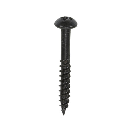 Timco Blackjax Woodscrews Steel, Lime