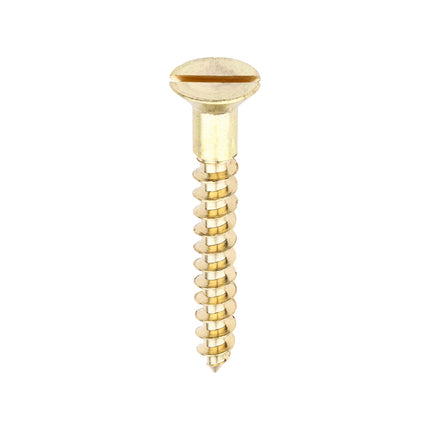 Timco Solid Brass Timber Screws Lime