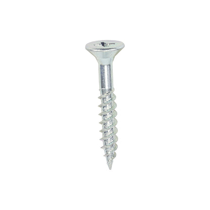 Timco Twin-Threaded Woodscrews Steel, Zinc, Lime